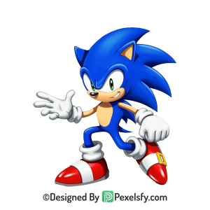 Shadow and Sonic Sonic PNG Transparent Background,