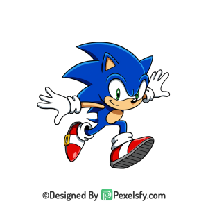 Unique Sonic Style Sonic PNG Transparent Background,