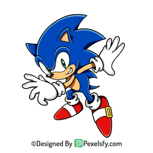 Super Sonic PNG Transparent Background, sonic clipart,