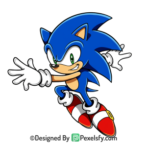 Lightning Sonic PNG Transparent Background, sonic clipart,