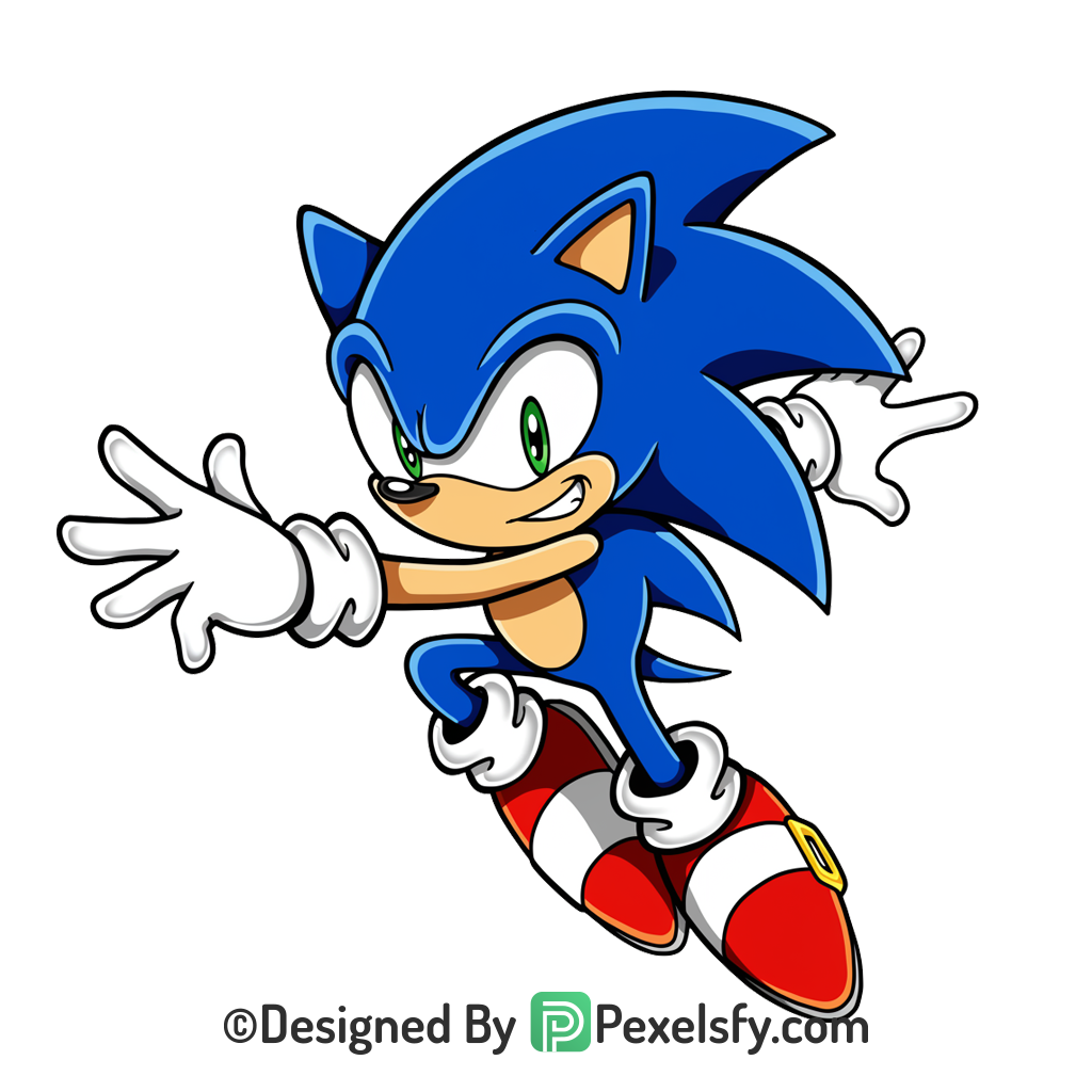 Lightning Sonic PNG Transparent Background, sonic clipart,