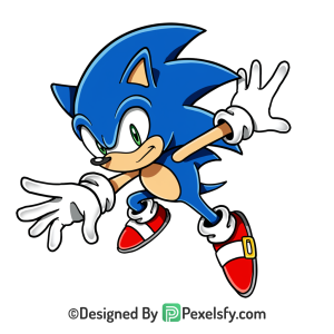 Electric soinc PNG art Transparent Background, sonic