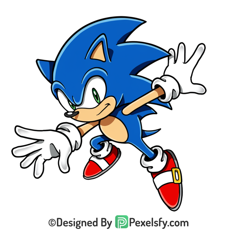 Electric soinc PNG art Transparent Background, sonic