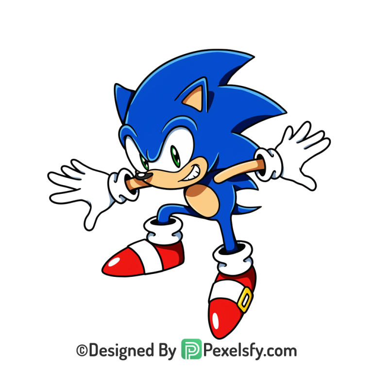 Ultimate Style Sonic PNG Transparent Background, sonic
