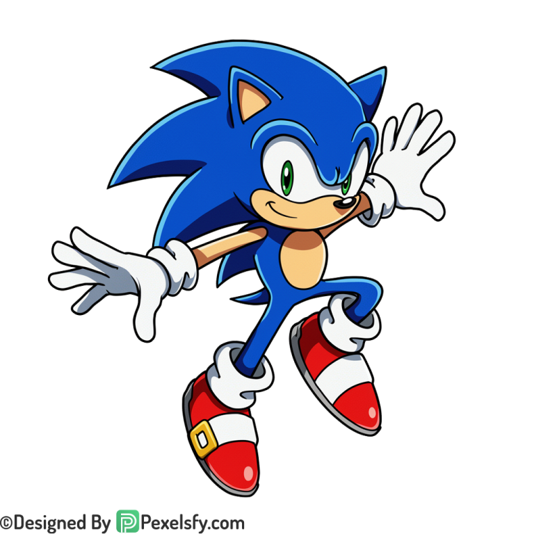 Pixel Art Sonic PNG Transparent, sonic clipart,