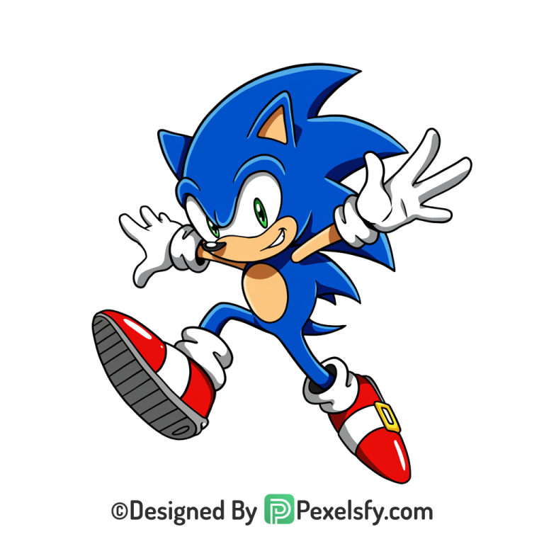 Clipart Sonic PNG Transparent Background, sonic clipart,