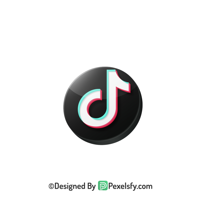 TikTok Logo PNG Transparent Quick Export, social