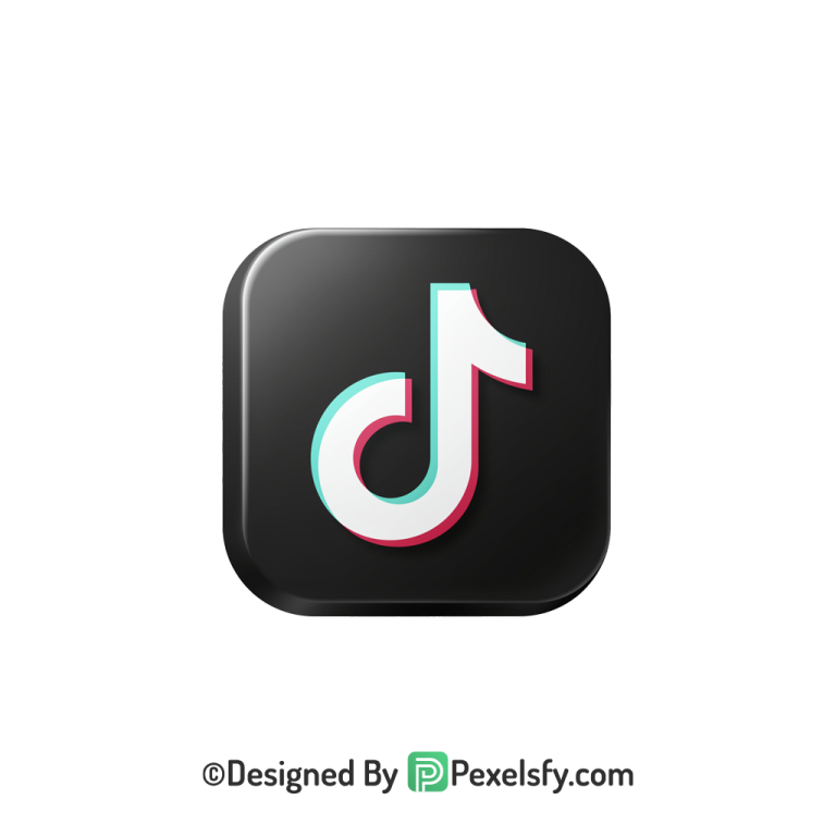 TikTok Logo PNG Transparent Transparent Background, social