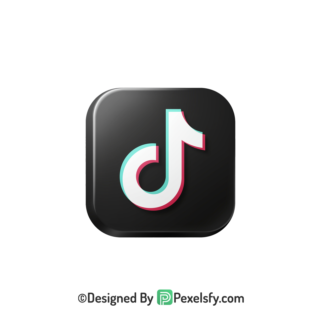 TikTok Logo PNG Transparent Transparent Background, social