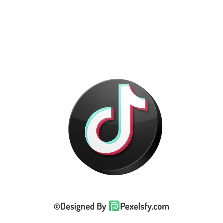 TikTok Logo PNG Transparent Simple Vector, social