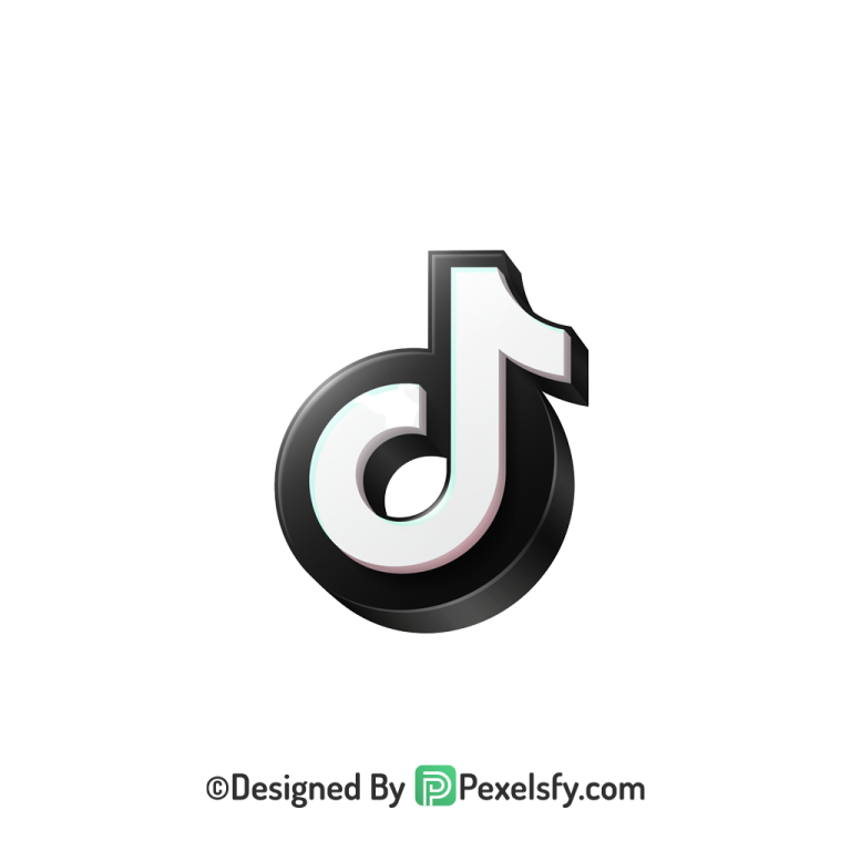 TikTok Logo PNG Transparent Sharp Vector, social