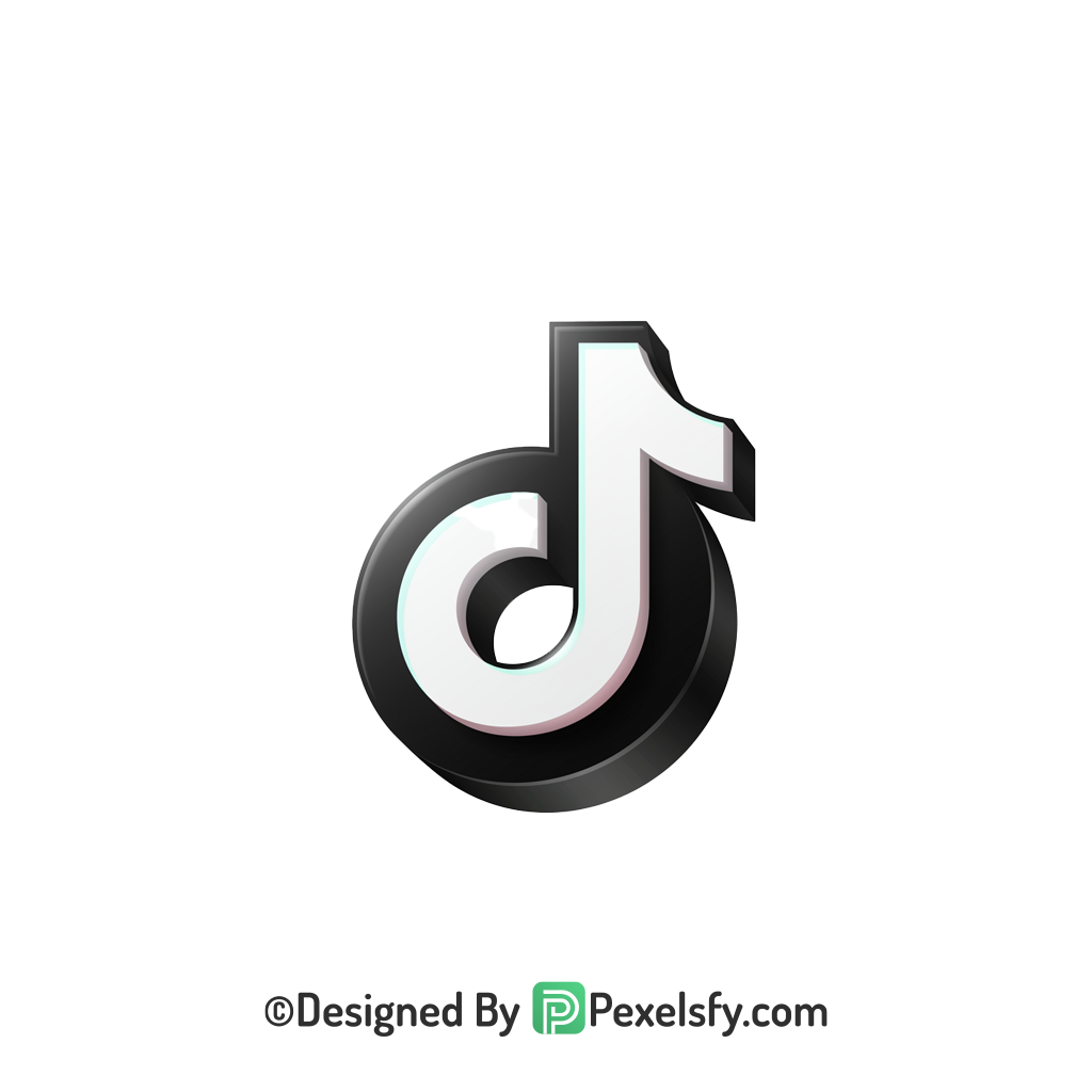 TikTok Logo PNG Transparent Sharp Vector, social