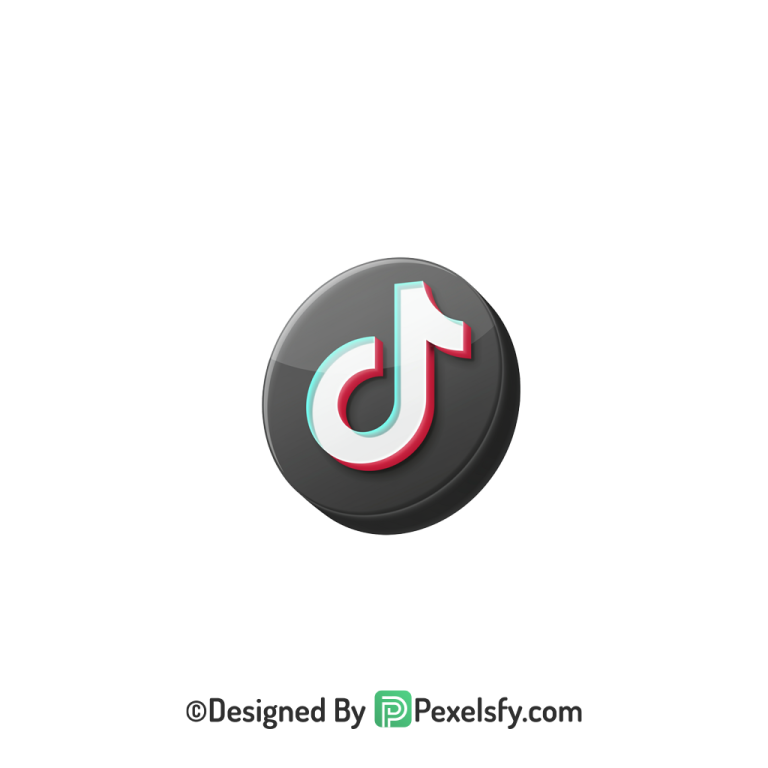 TikTok Logo PNG Transparent Instant Download, social