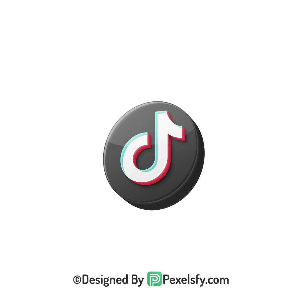 TikTok Logo PNG Transparent Instant Download, social