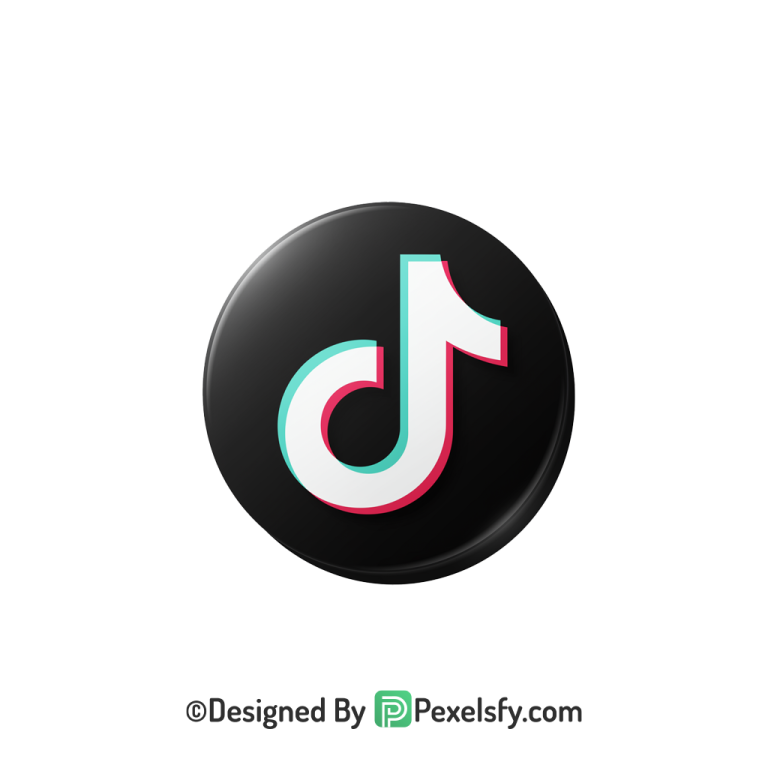 TikTok Logo PNG Transparent Poster Clipart, social