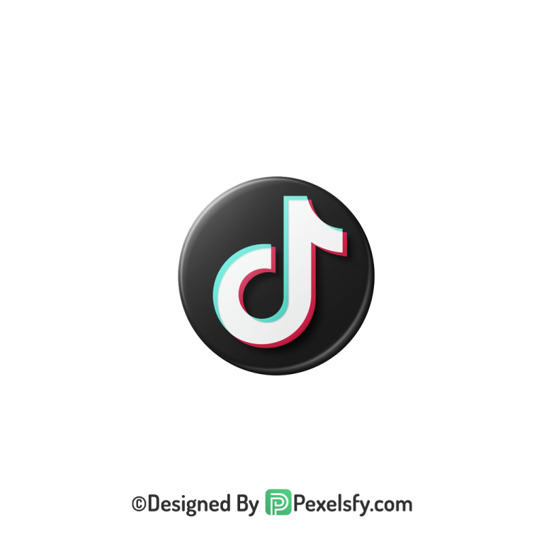 TikTok Logo PNG Transparent Cute Design, social