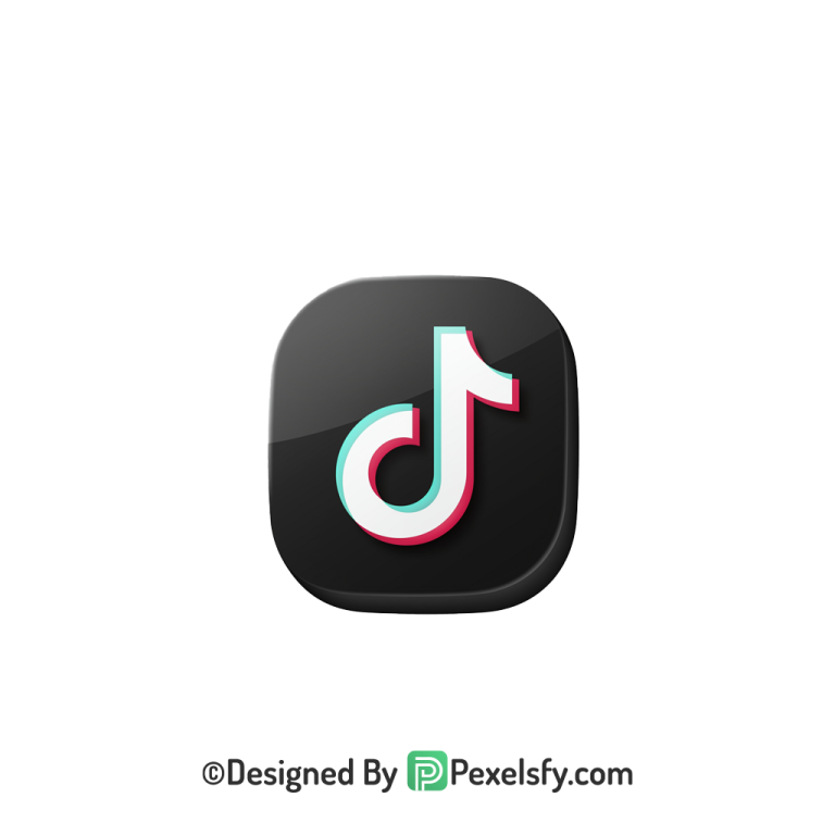 TikTok Logo PNG Transparent Fancy Clipart, social