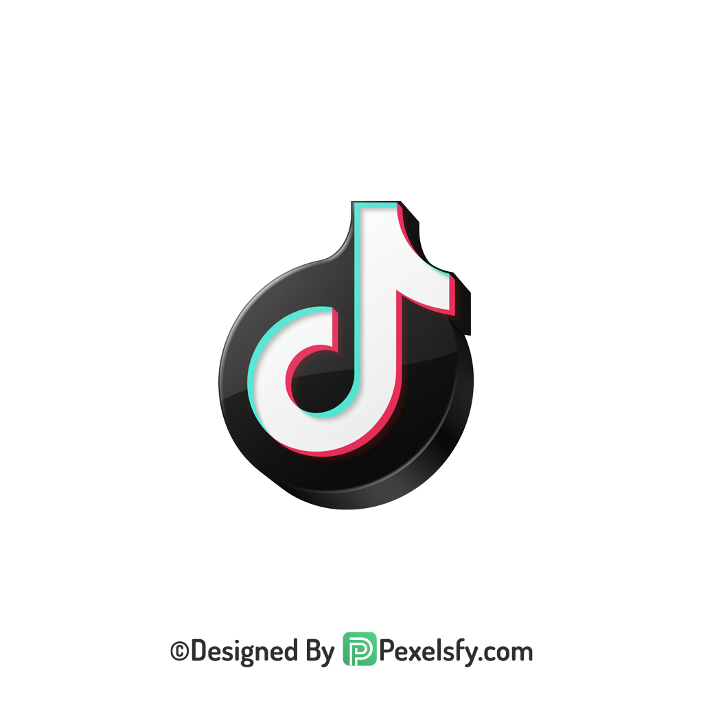 TikTok Logo PNG Transparent Smooth Clipart, social