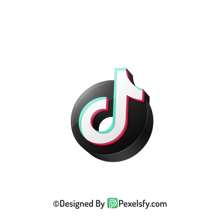 TikTok Logo PNG Transparent Export Ready, social