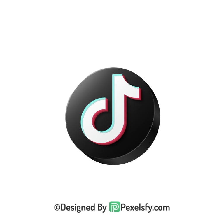 TikTok Logo PNG Transparent Clear Background, social