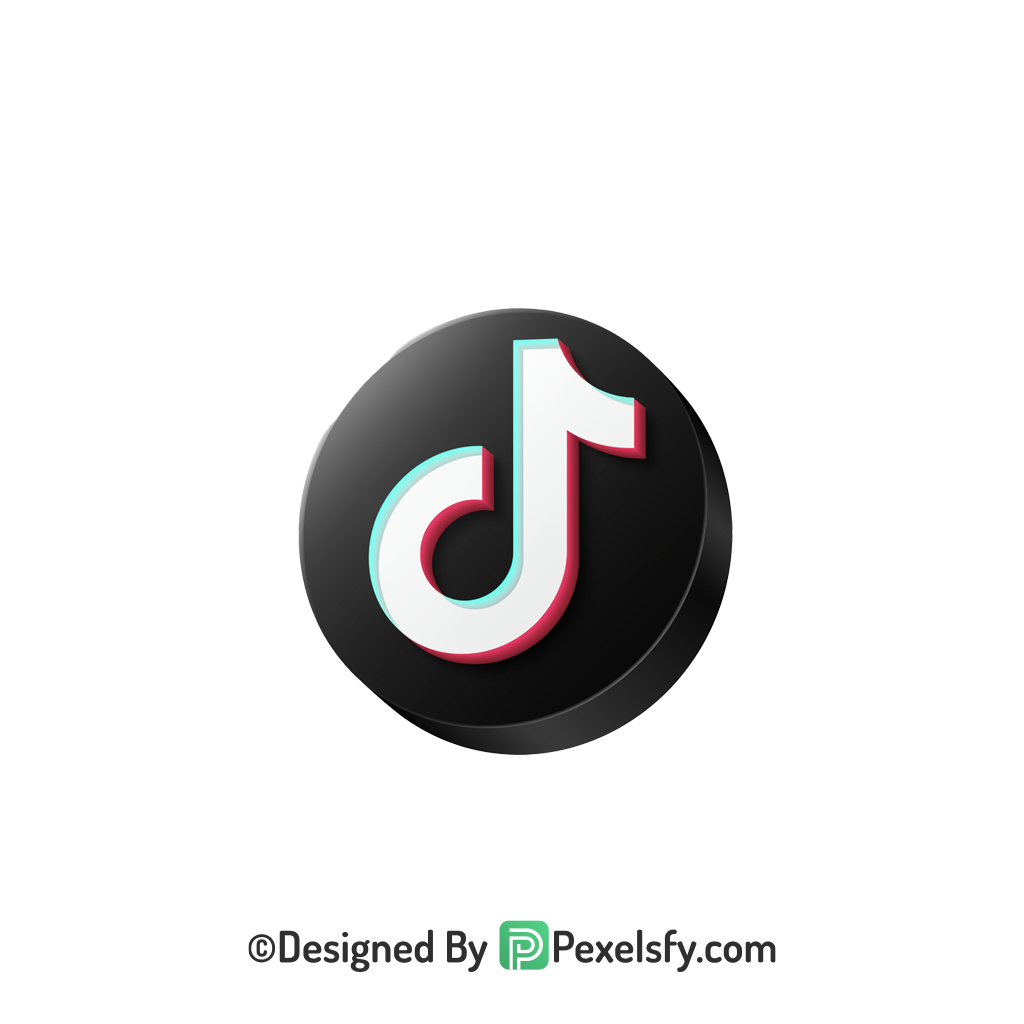 TikTok Logo PNG Transparent Clear Background, social