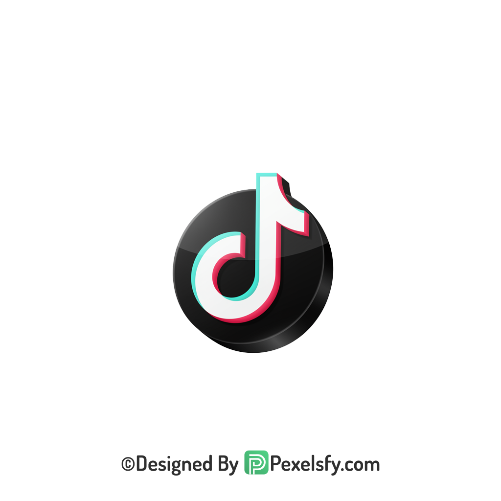 Elegant TikTok Logo PNG Transparent, social media