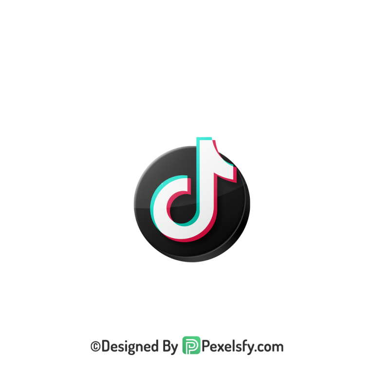TikTok Logo PNG Transparent Bright Clipart, social