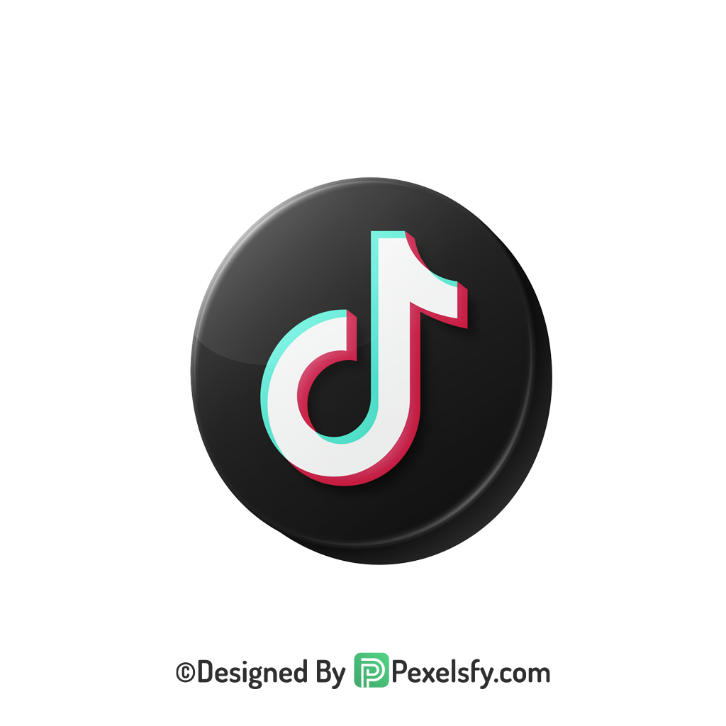 TikTok Logo PNG Transparent Fresh Style, social