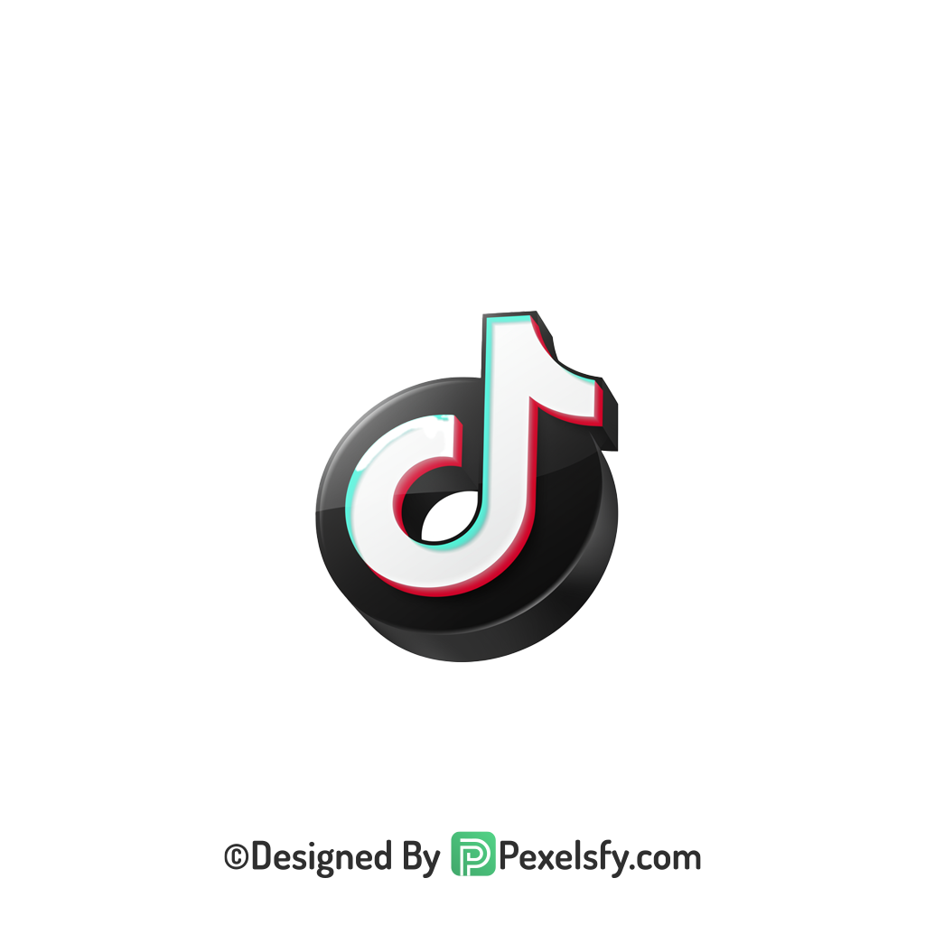 TikTok Logo PNG Transparent Fancy Clipart, social