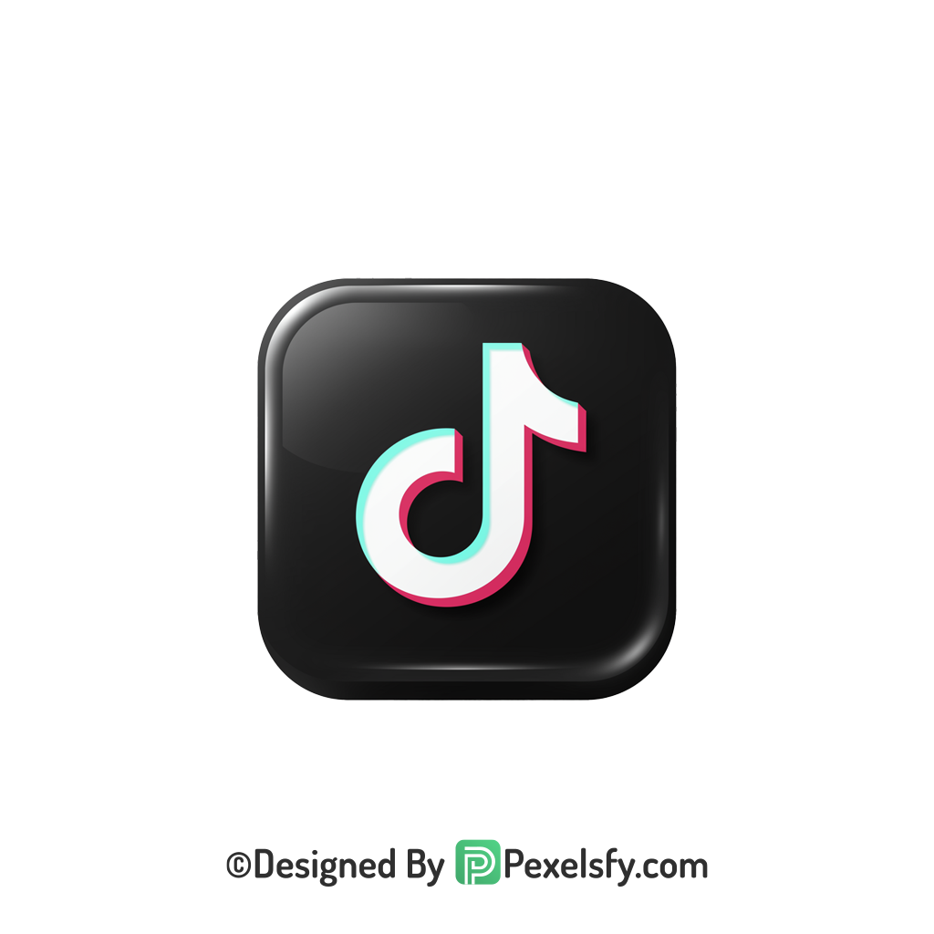 TikTok Logo PNG Transparent Clear Image, social