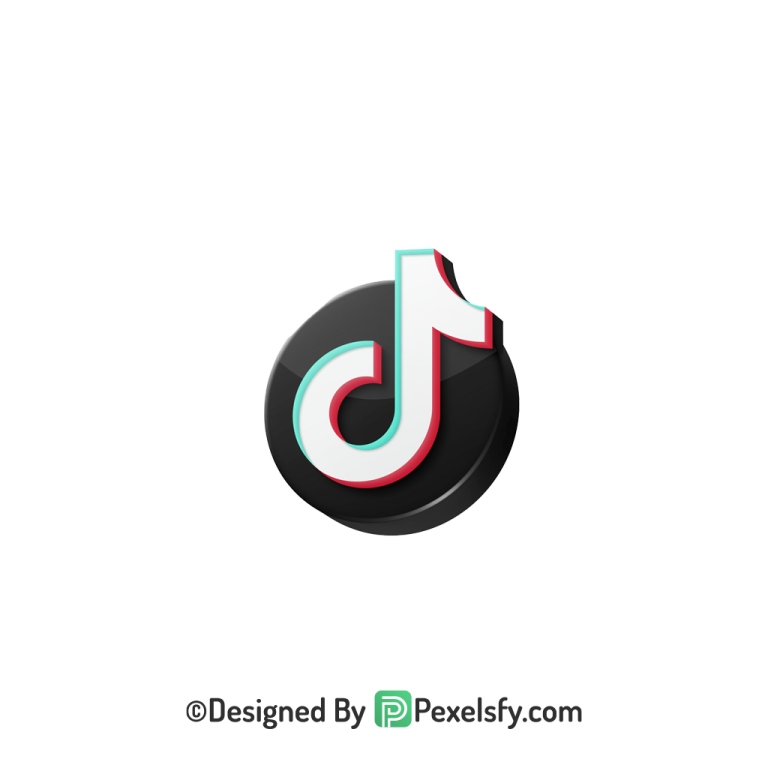 TikTok Logo PNG Transparent Modern Art, social