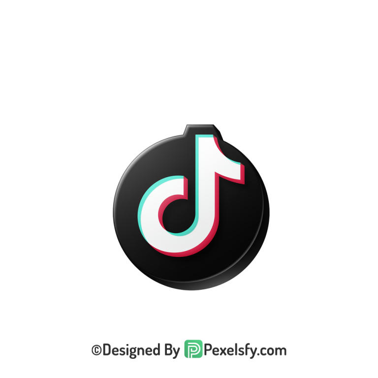 TikTok Logo PNG Transparent Internet Ready, social
