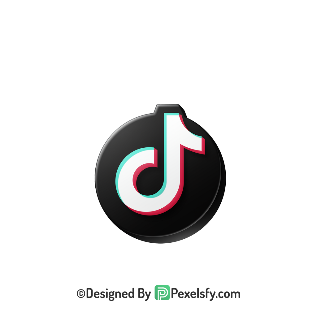 TikTok Logo PNG Transparent Internet Ready, social