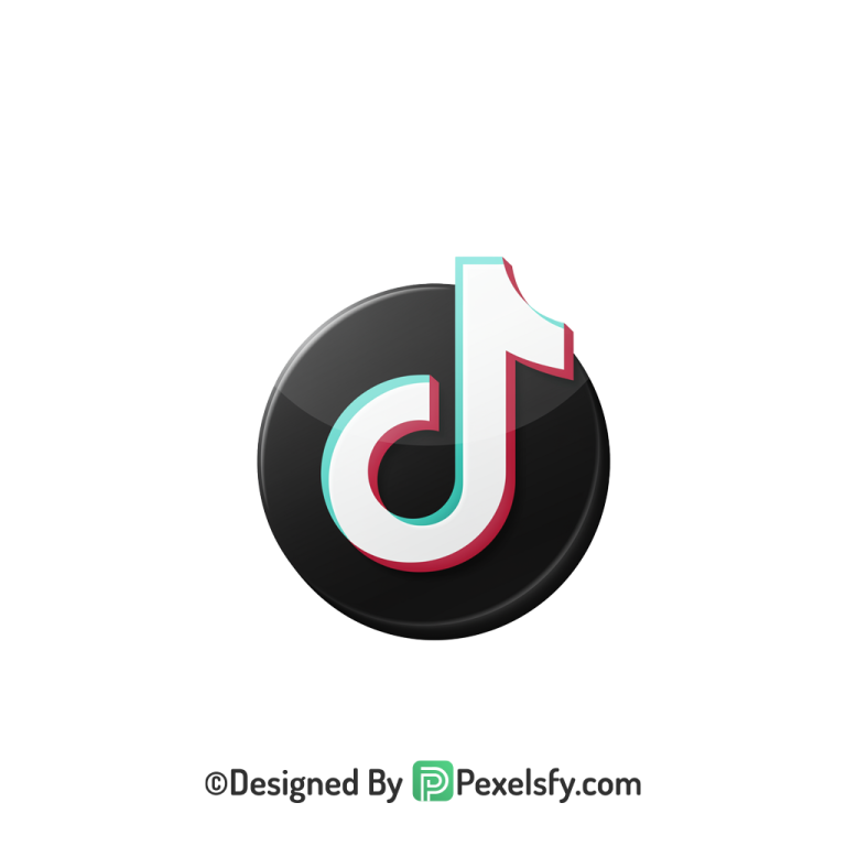 TikTok Logo PNG Transparent Web Design, social