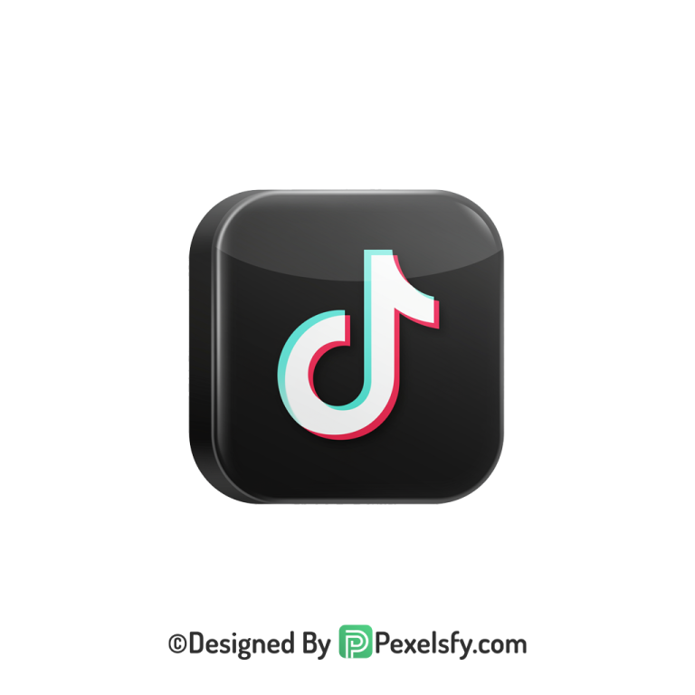 TikTok Logo PNG Transparent Mobile Icon, social