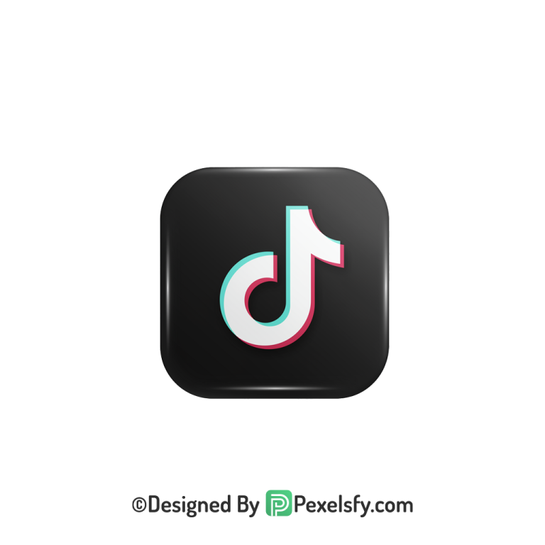 TikTok Logo PNG Transparent White Background, social
