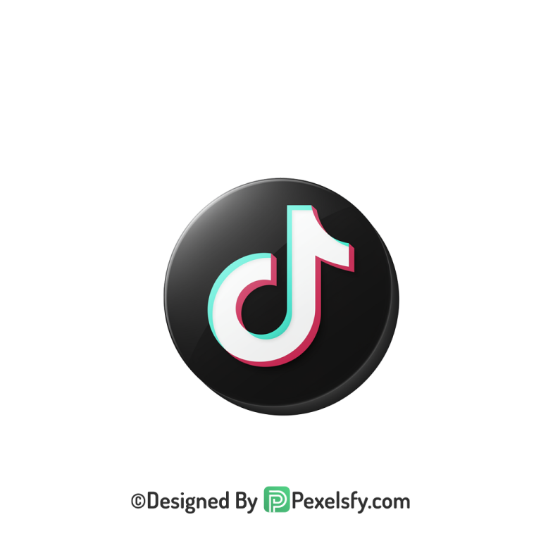 TikTok Logo PNG Transparent Polished Icon, social
