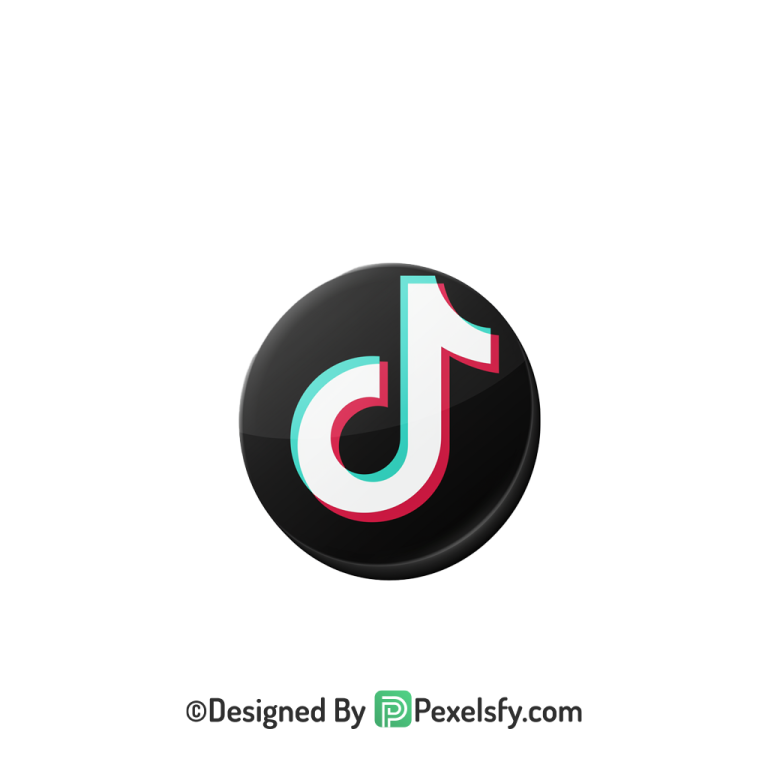TikTok Logo PNG Transparent Unique Style, social