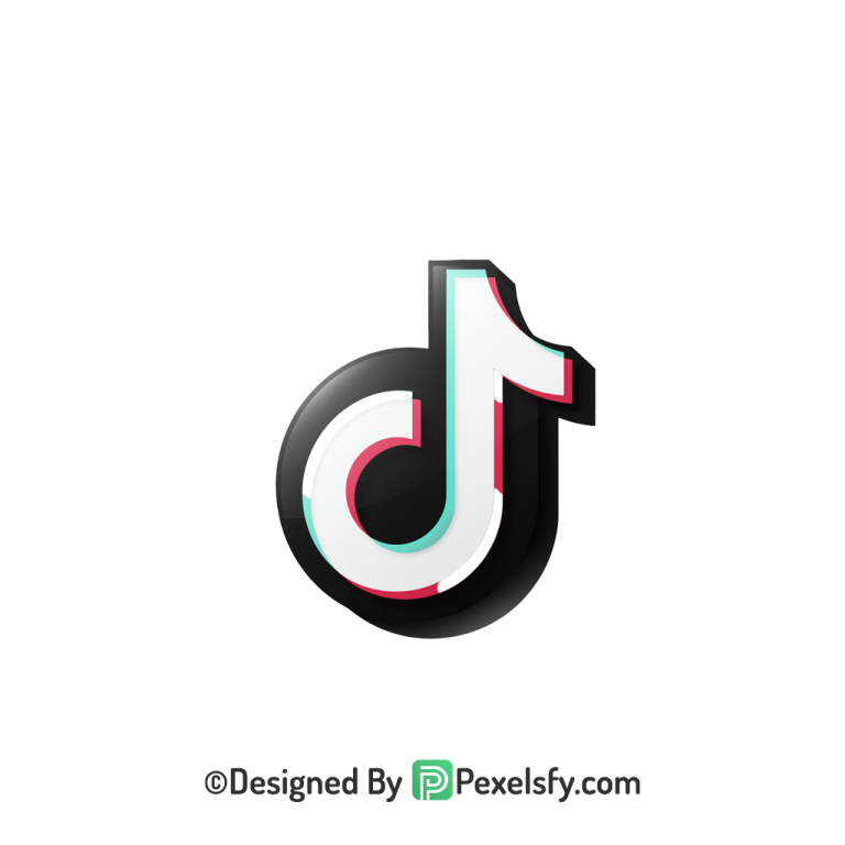 TikTok Logo PNG Transparent Crisp Graphic, social