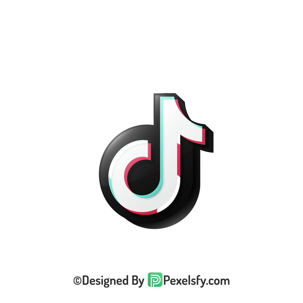 TikTok Logo PNG Transparent Crisp Graphic, social