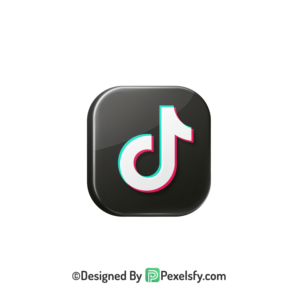 TikTok Logo PNG Transparent Profile Icon, social