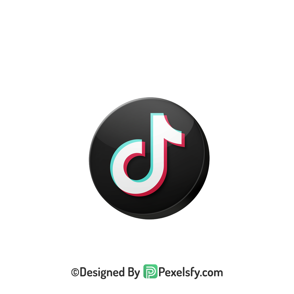 TikTok Logo PNG Transparent Beautiful Style, social