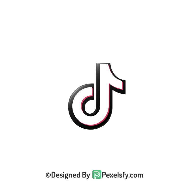 TikTok Logo PNG Transparent Bright Layout, social