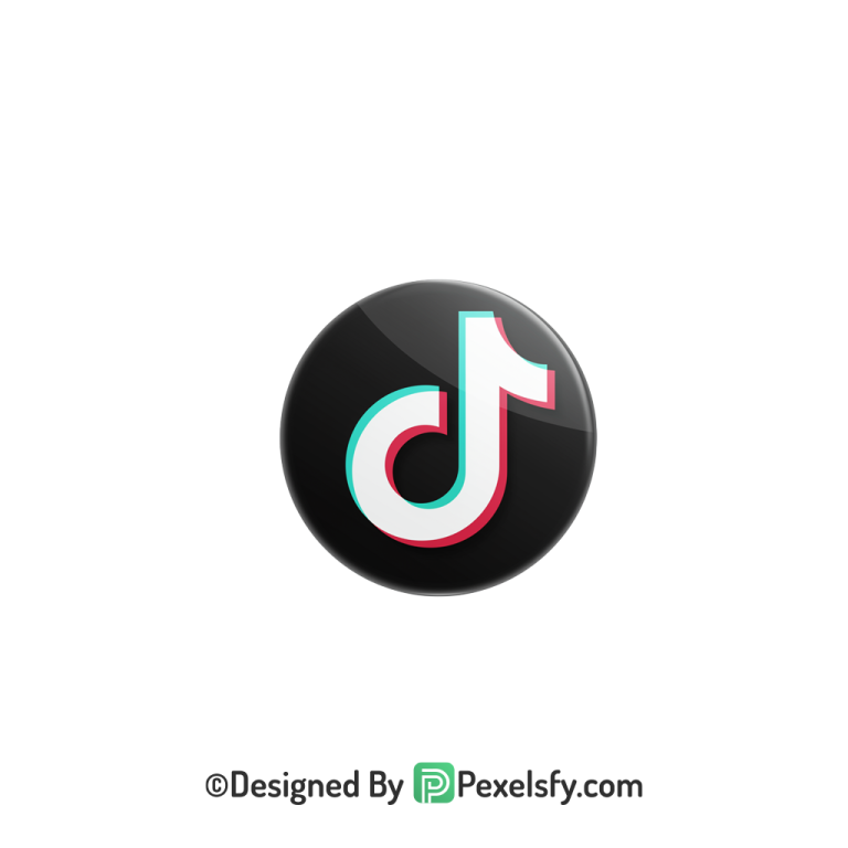 TikTok Logo PNG Transparent Fancy Vector, social