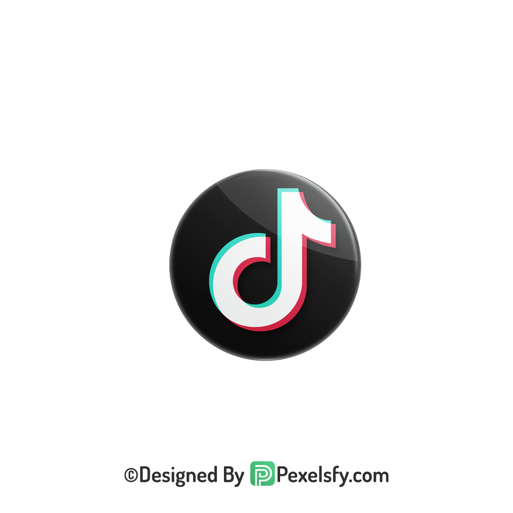 TikTok Logo PNG Transparent Fancy Vector, social