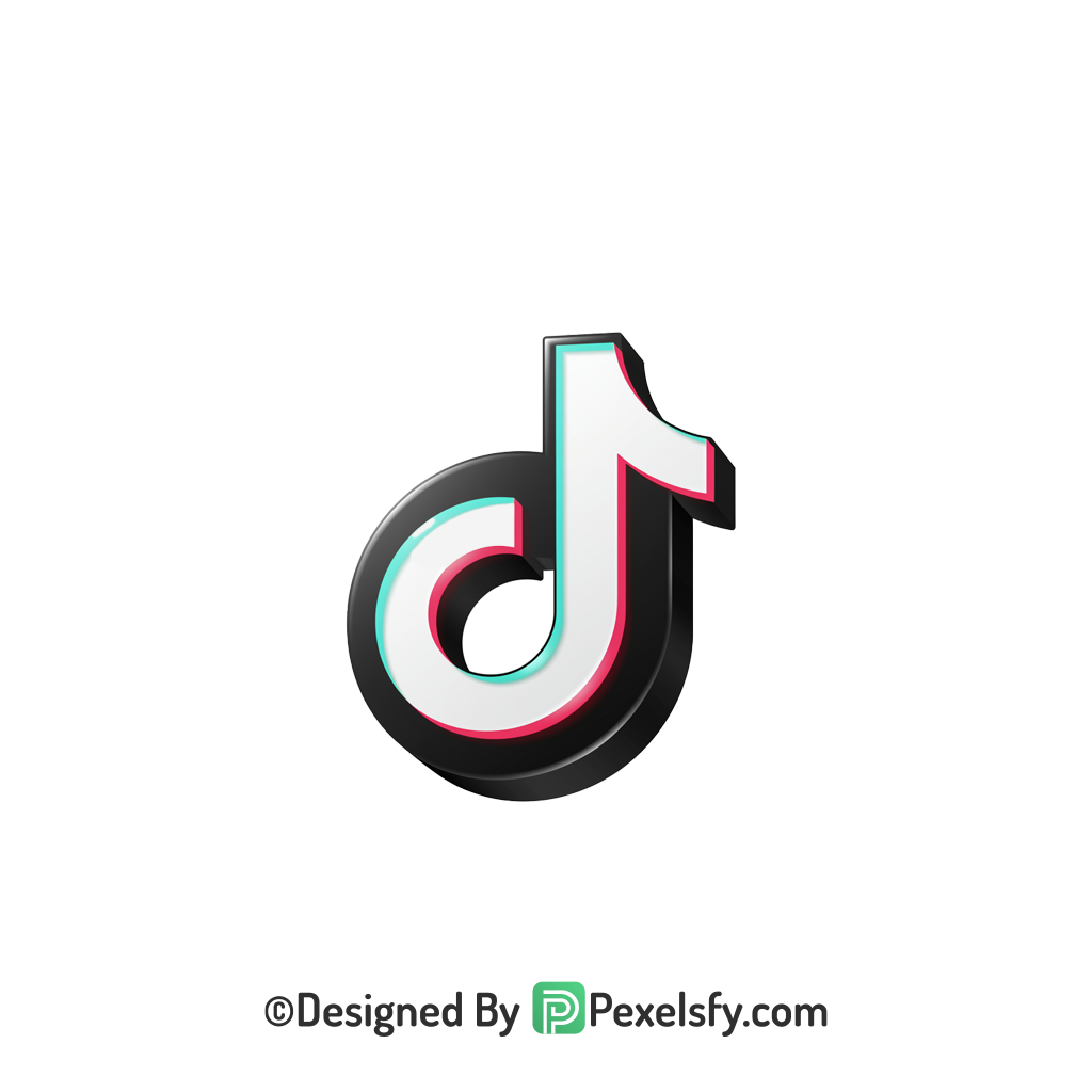 TikTok Logo PNG Transparent App Graphic, social