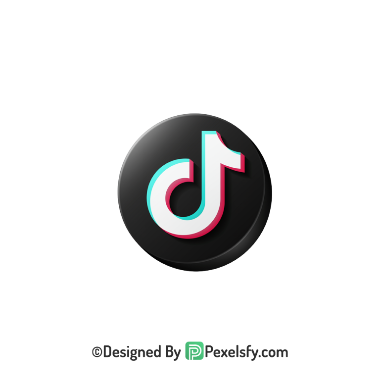 TikTok Logo PNG Transparent Poster Design, social