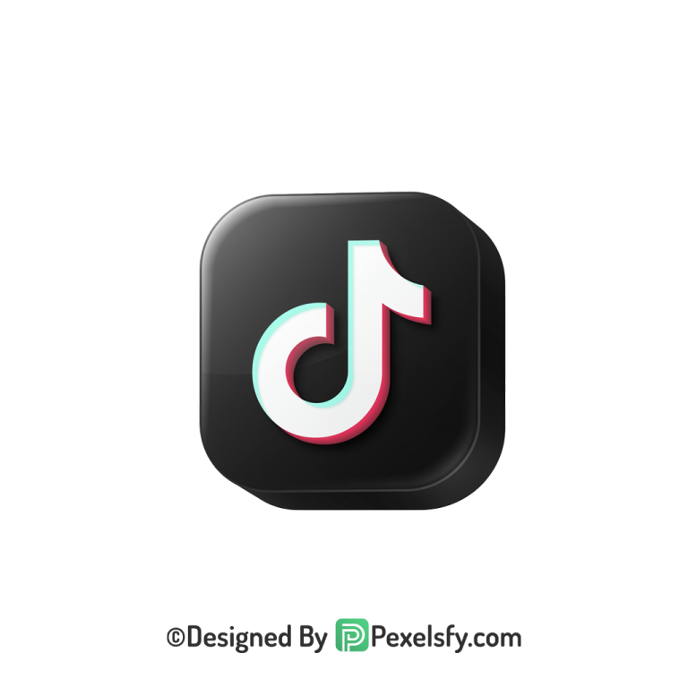 TikTok Logo PNG Transparent Fancy Artwork, social