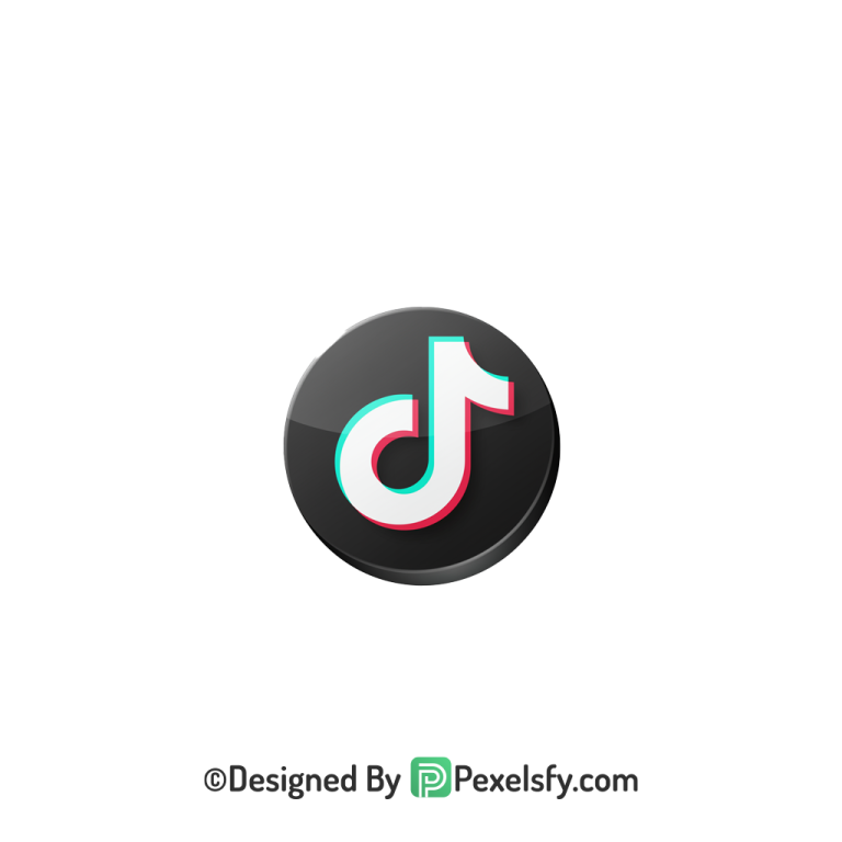 TikTok Logo PNG Transparent Digital Clipart, social