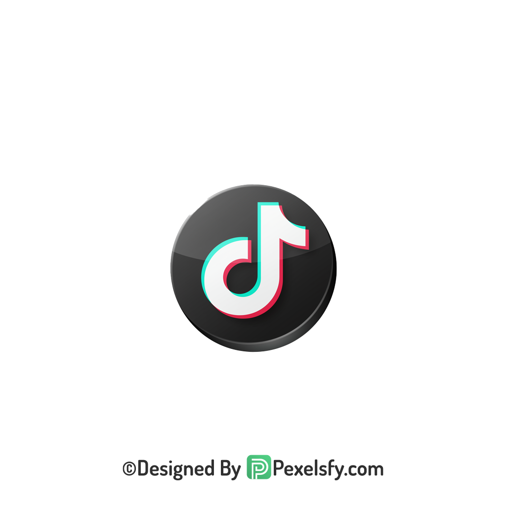 TikTok Logo PNG Transparent Digital Clipart, social